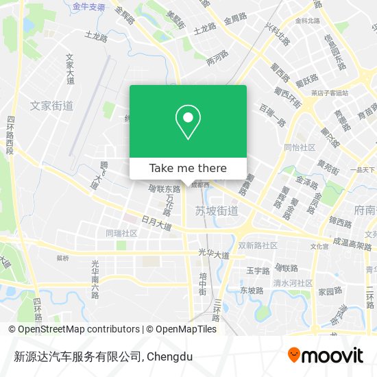 新源达汽车服务有限公司 map