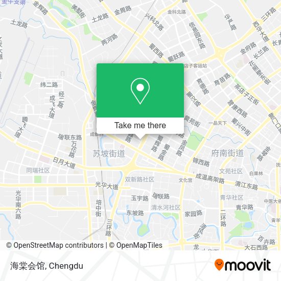 海棠会馆 map