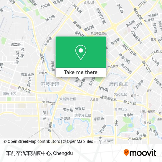 车前卒汽车贴膜中心 map