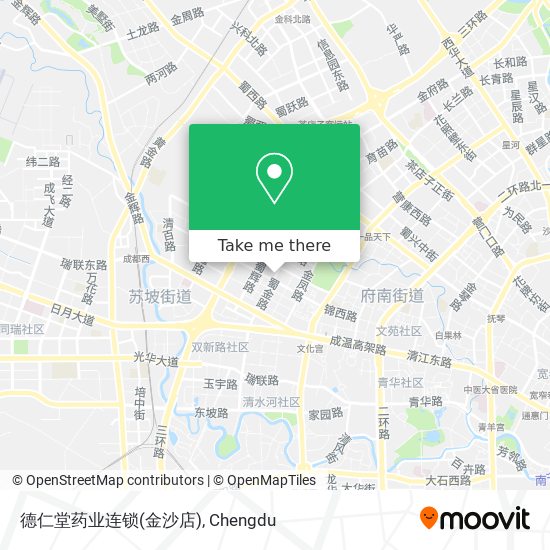 德仁堂药业连锁(金沙店) map