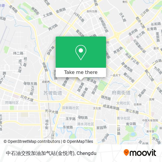 中石油交投加油加气站(金悦湾) map