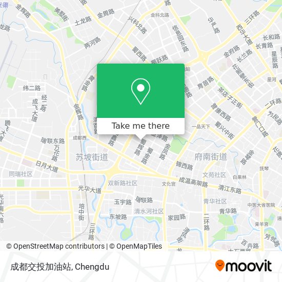 成都交投加油站 map