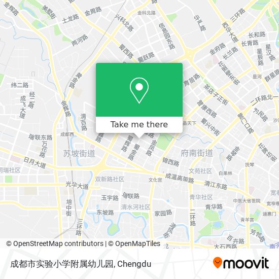 成都市实验小学附属幼儿园 map