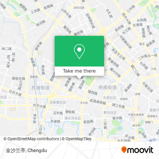 金沙兰亭 map