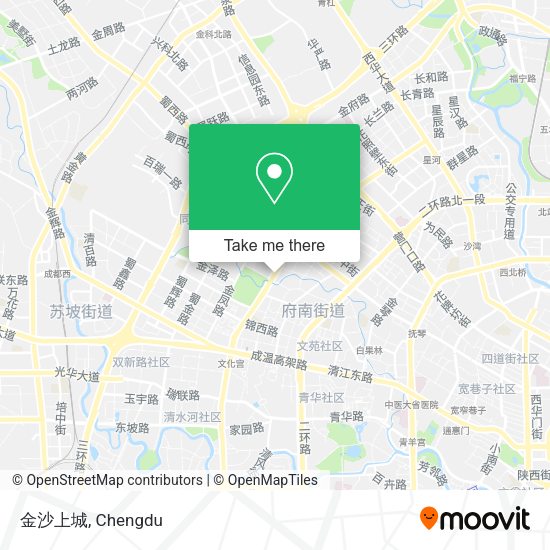 金沙上城 map