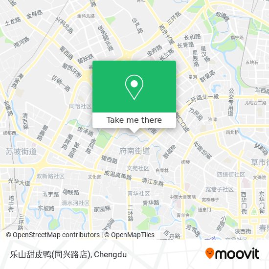 乐山甜皮鸭(同兴路店) map