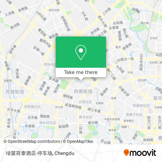 绿茵荷泰酒店-停车场 map