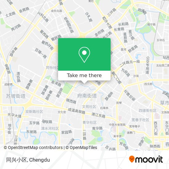 同兴小区 map