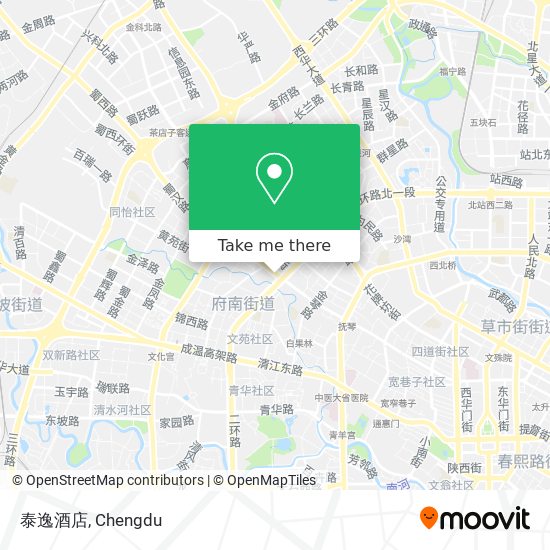 泰逸酒店 map