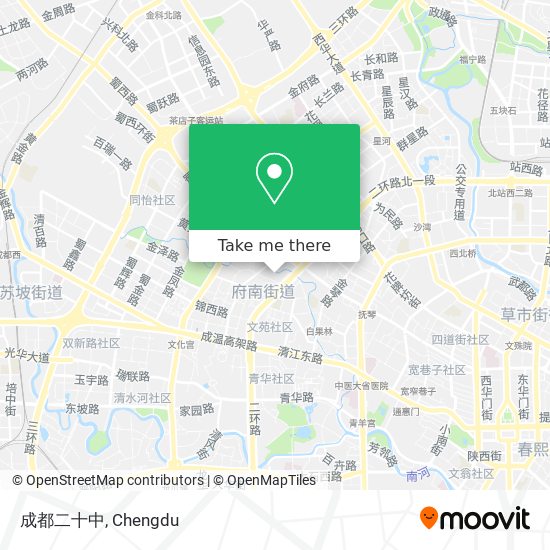 成都二十中 map