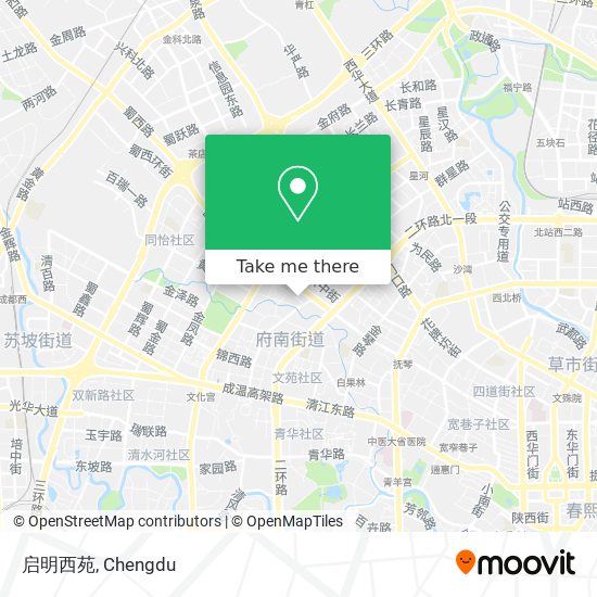 启明西苑 map