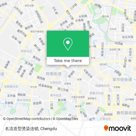 名流造型烫染连锁 map