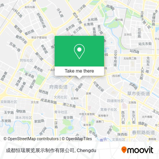 成都恒瑞展览展示制作有限公司 map