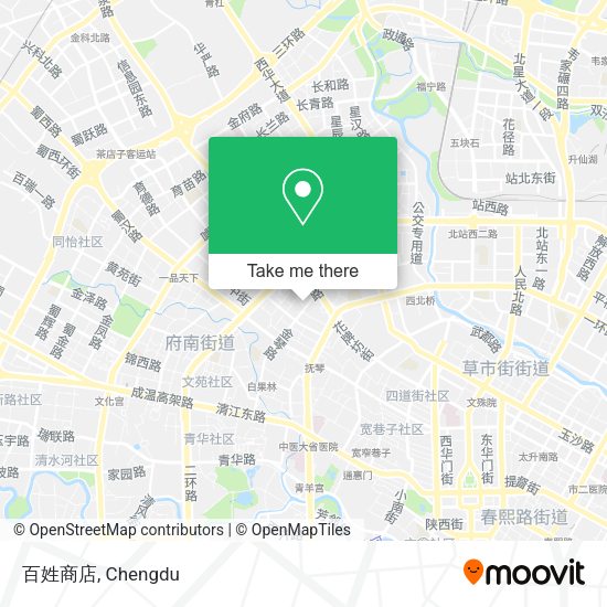 百姓商店 map