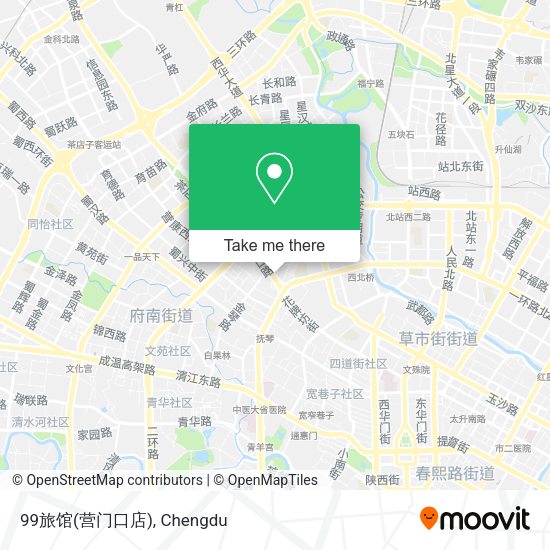99旅馆(营门口店) map