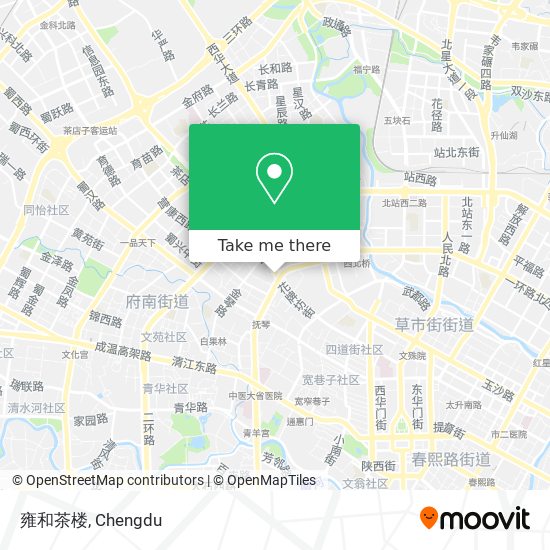 雍和茶楼 map