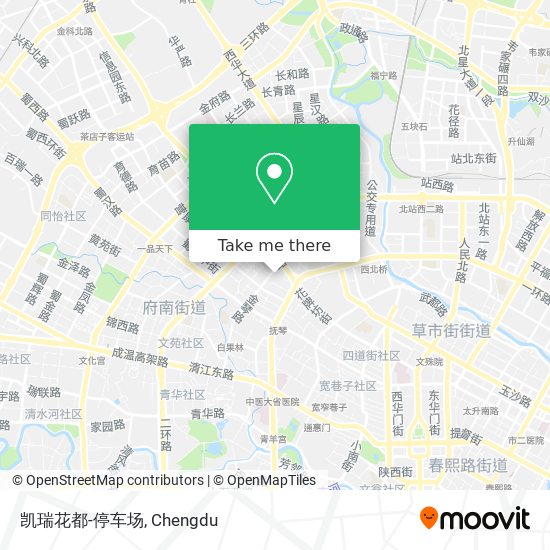 凯瑞花都-停车场 map