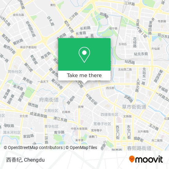 西香纪 map