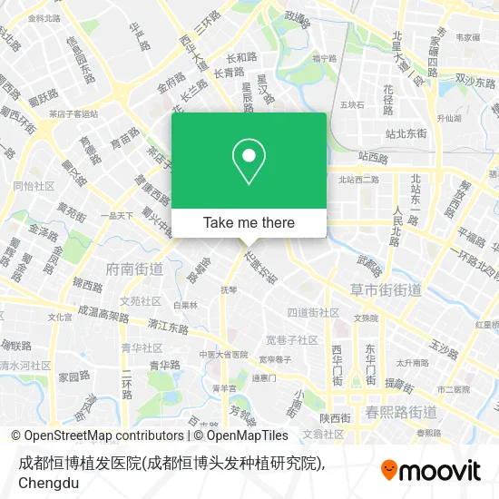 成都恒博植发医院(成都恒博头发种植研究院) map