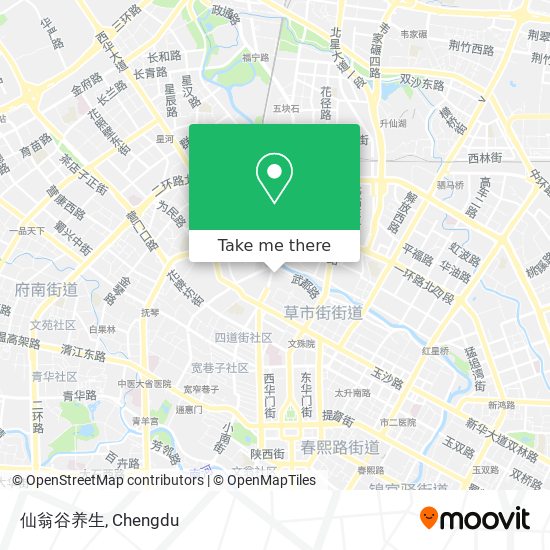 仙翁谷养生 map