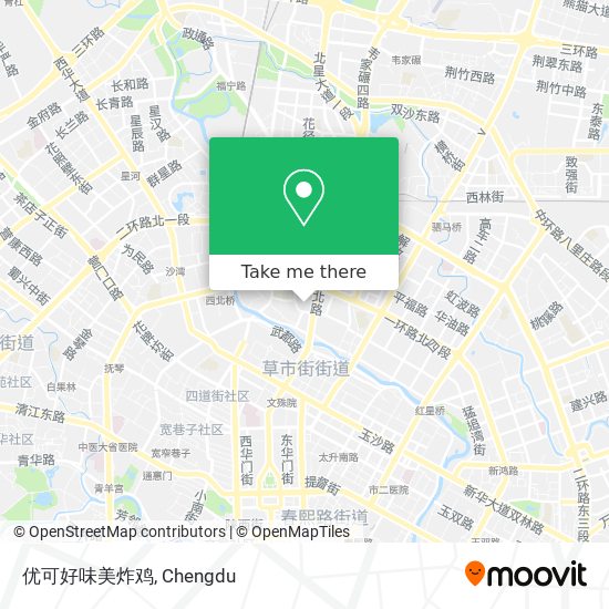 优可好味美炸鸡 map