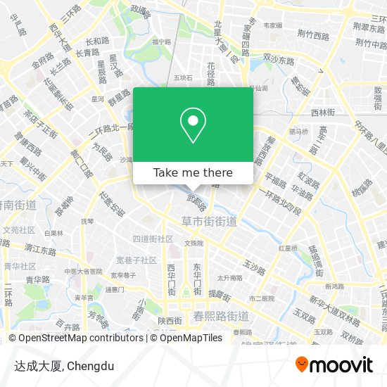 达成大厦 map