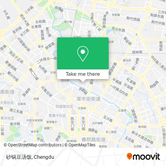 砂锅豆汤饭 map