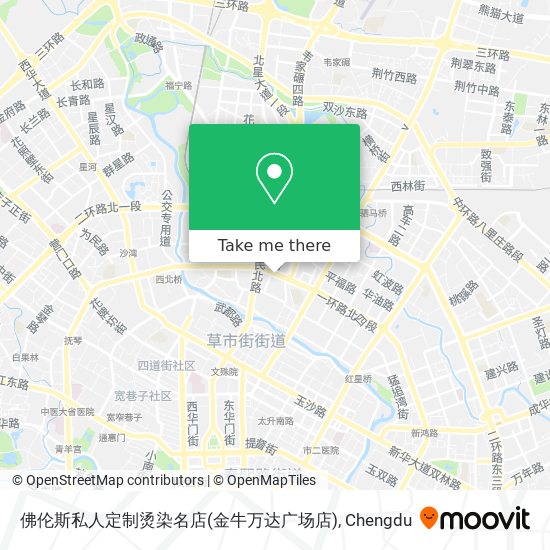 佛伦斯私人定制烫染名店(金牛万达广场店) map