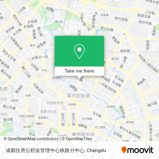 成都住房公积金管理中心铁路分中心 map