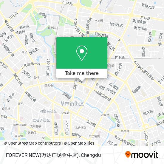 FOREVER NEW(万达广场金牛店) map