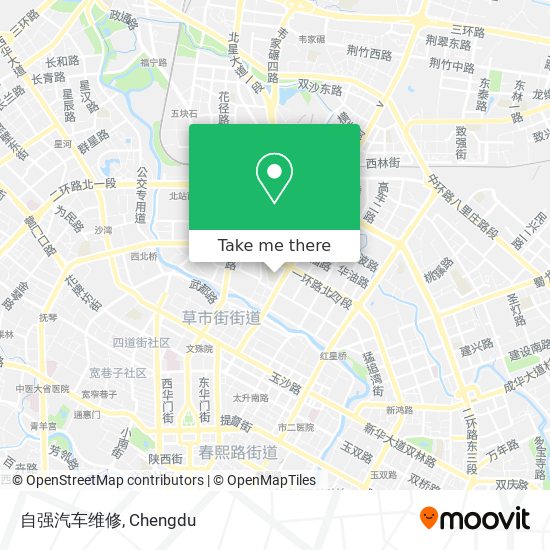 自强汽车维修 map