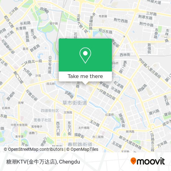 糖潮KTV(金牛万达店) map