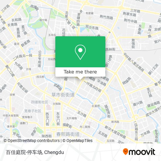 百佳庭院-停车场 map