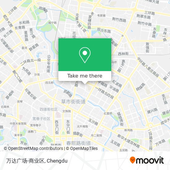 万达广场-商业区 map