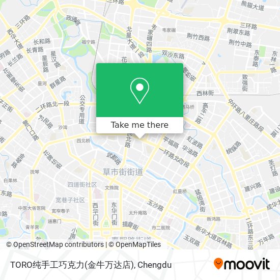 TORO纯手工巧克力(金牛万达店) map