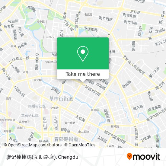 廖记棒棒鸡(互助路店) map