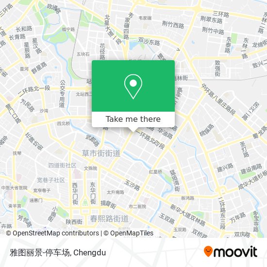 雅图丽景-停车场 map