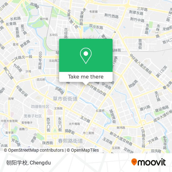 朝阳学校 map