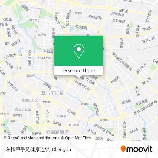灰指甲手足健康连锁 map