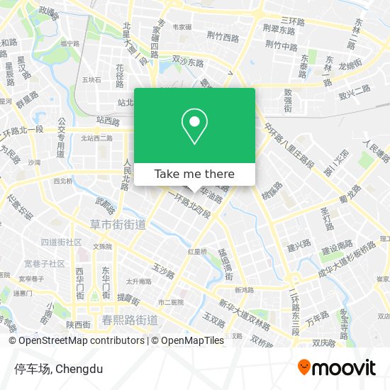 停车场 map