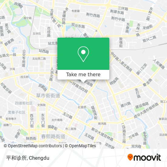平和诊所 map