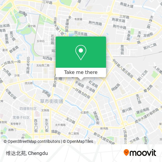 维达北苑 map