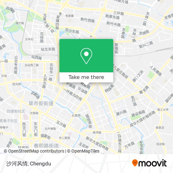 沙河风情 map