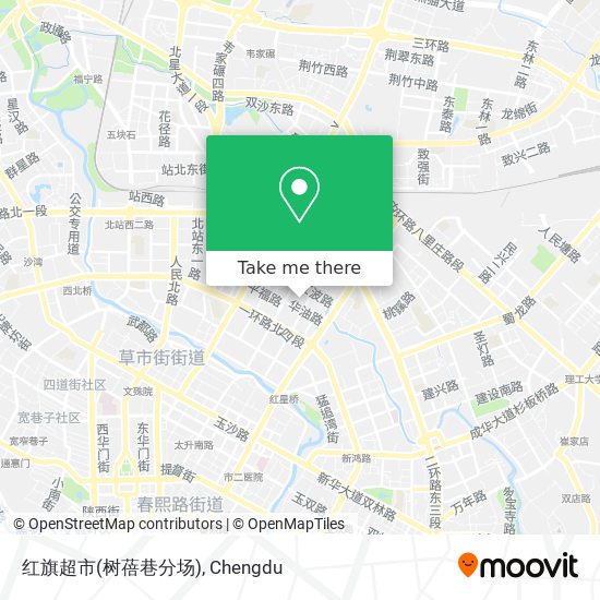 红旗超市(树蓓巷分场) map