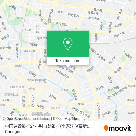 中国建设银行24小时自助银行(李家沱储蓄所) map