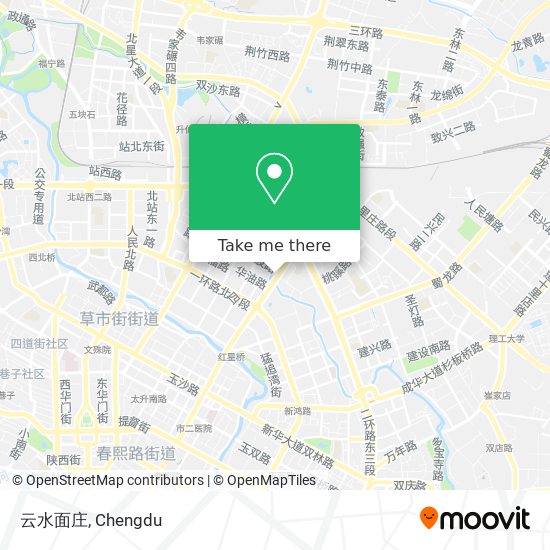 云水面庄 map