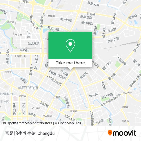 富足怡生养生馆 map