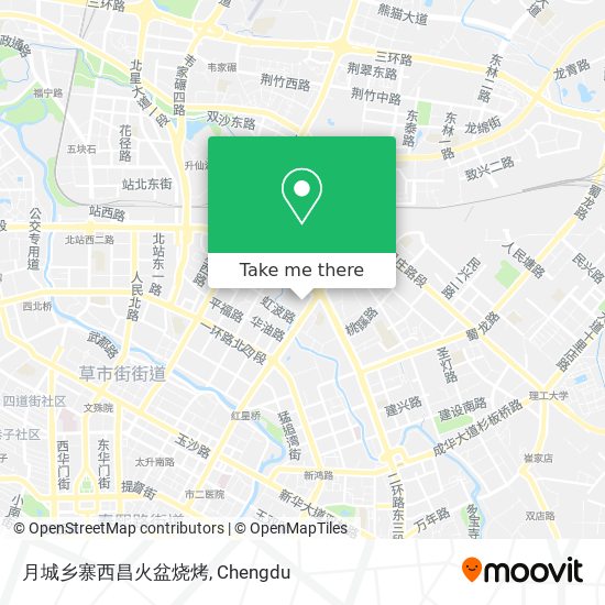 月城乡寨西昌火盆烧烤 map