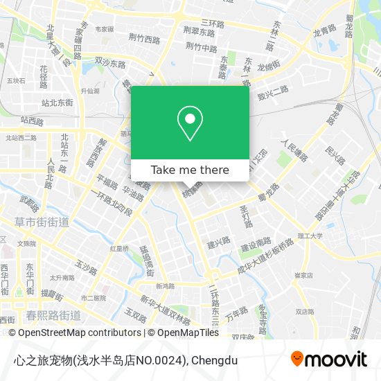 心之旅宠物(浅水半岛店NO.0024) map