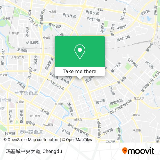 玛塞城中央大道 map